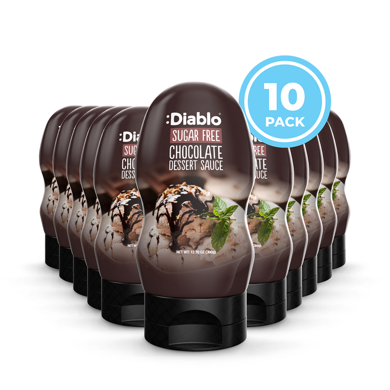 Diablo sugar free chocolate dessert sauce 360g bottle (British brand)