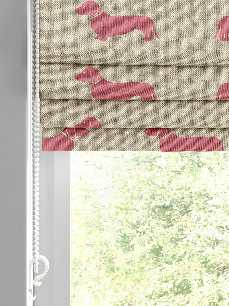 Emily Bond Raspberry Pink Peggy Roman blind (British brand)