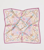 Aspinal of London silk Mayfair scarf 90x90cm, imported from the UK