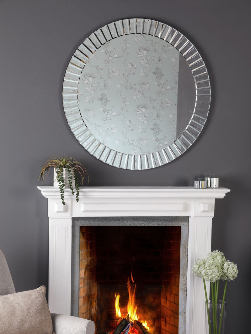 Laura Ashley Capri large round mirror, UK version