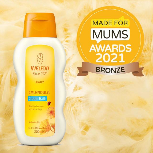 Weleda Baby Natural Calendula Vegan Cream Bath   200ml GOODS M&S