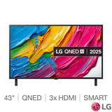 Costco UK LG 43QNED80A6A 43 Inch QNED 4K Ultra HD Smart TV- Buy online at McGrocer