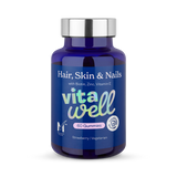 Holland & Barrett Vitawell Hair, Skin and Nails Gummies Mixed Berry Multivitamin Supplement 60 Gummies- Buy online at McGrocer
