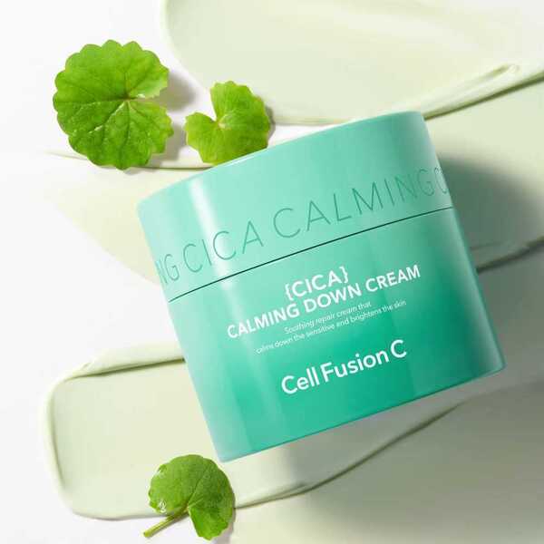 Cell Fusion Cica Calming Down Cream 50ml, imported from the UK