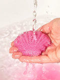 Rainbow bath fizzers set for kids with under-the-sea shapes, UK version