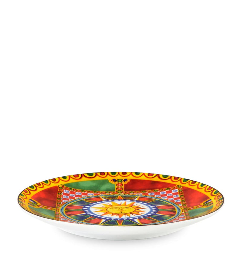 Dolce&Gabbana Casa Carretto Plates set of 2 17cm - British product