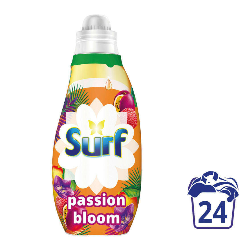 Surf Passion Bloom Concentrated Liquid Laundry Detergent 24 washes General Household ASDA