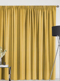 Buttercup yellow Soho made-to-measure curtains - British product