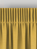 Buttercup yellow Soho made-to-measure curtains - British product
