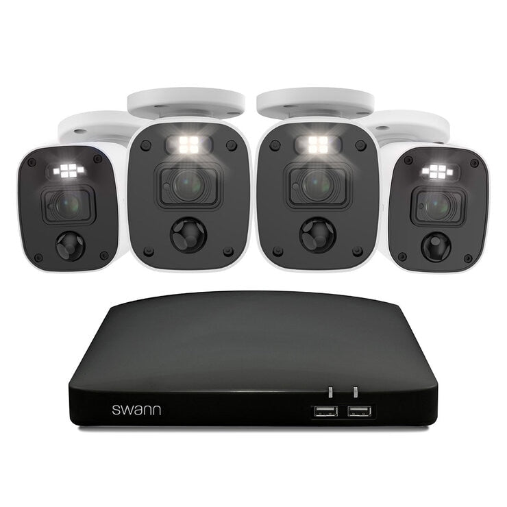 Swann 4MP 2K DVR system 4 cameras 1TB imported from the UK