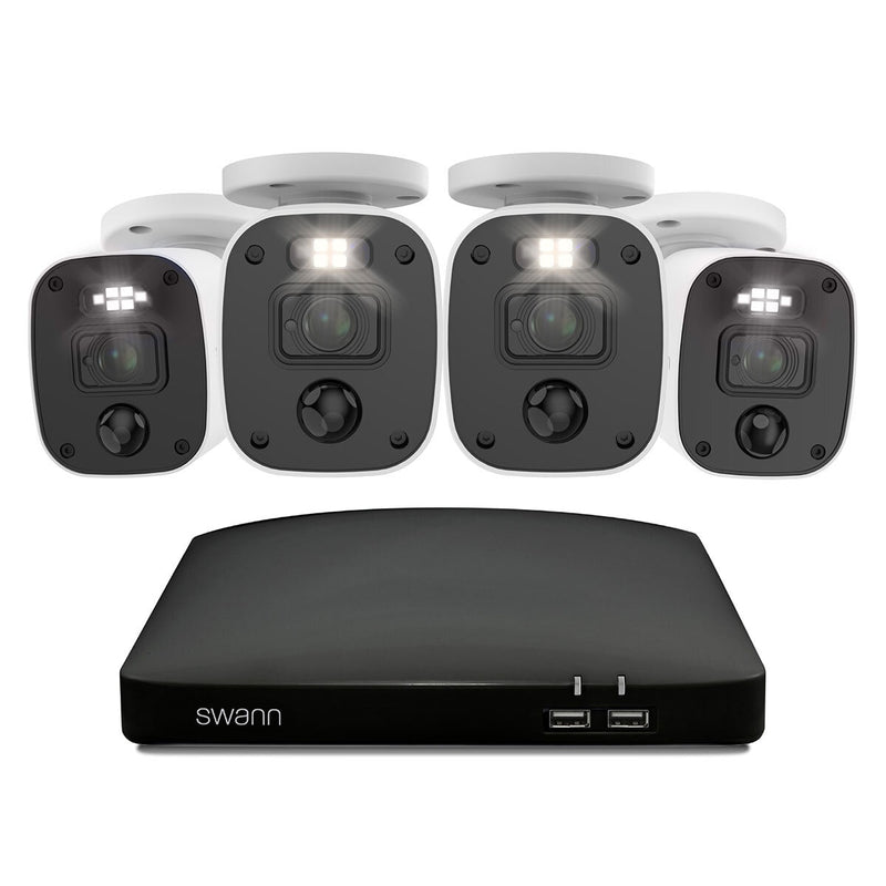 Swann 4MP 2K DVR system 4 cameras 1TB imported from the UK