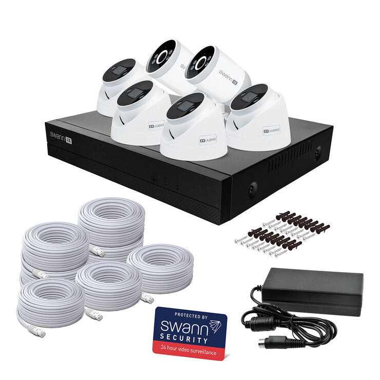 Swann 8 channel NVR security system, imported from the UK
