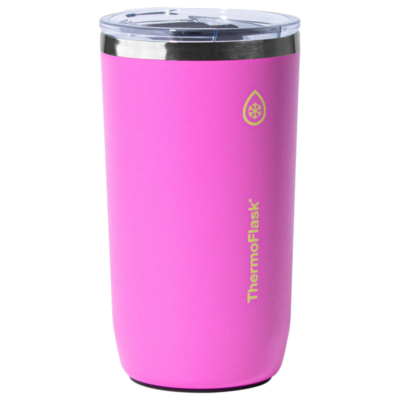 ThermoFlask Isolierbecher-Set Pink und Grün, UK-Version
