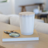 Sand & Fog Scalloped Fragranced Candle with 3 fragrances 3.3kg (British brand)