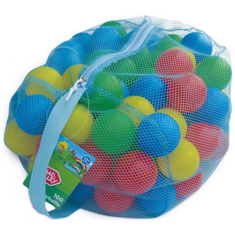Chad Valley bag of 100 multi-coloured play balls, UK version