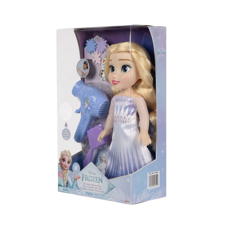 Disney Prinzessin Elsa große Puppe mit Haar-Spielset, UK-Version