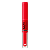 Superdrug NYX Professional Makeup Shine Loud Lip Gloss Rebel In Red- Buy online at McGrocer