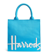 Harrods Harrods Small Cotton Logo Tote Bag- Buy online at McGrocer