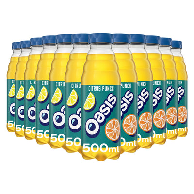 Costco UK Oasis Citrus Punch Mixed Citrus Fruit Juice Drink 12 x 500ml- Buy online at McGrocer