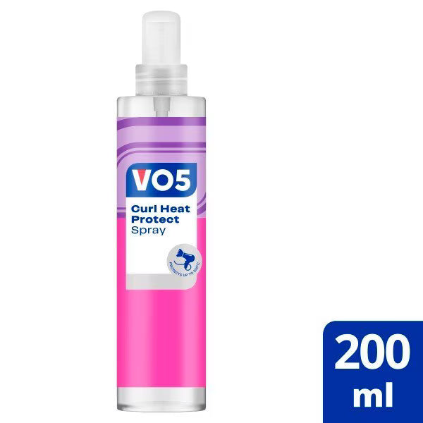 Vo5 Curl Heat Protect Spray 200ml (British brand)