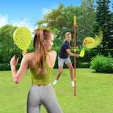 Classic Swingball garden game set with bats and tethered ball, UK version