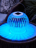Lights4fun colour changing solar hanging lantern, UK version