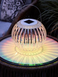 Lights4fun colour changing solar hanging lantern, UK version