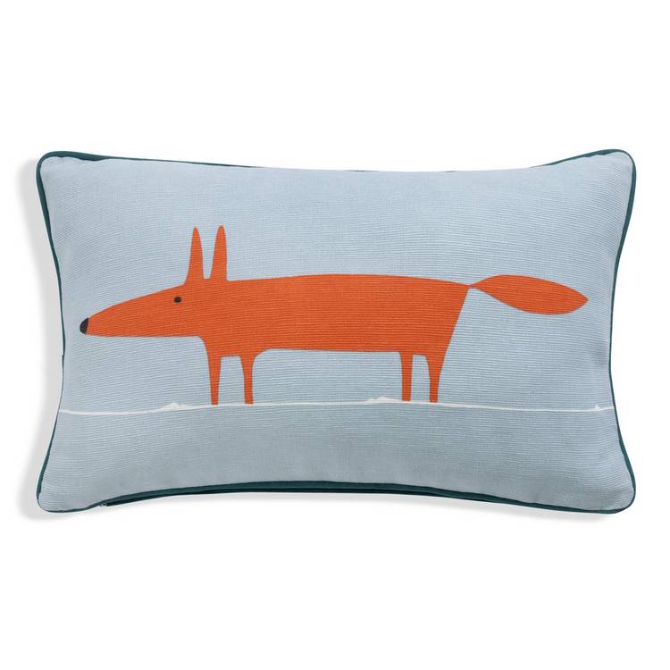 Habitat x Scion Mr Fox cushion multicoloured 50x30cm, imported from the UK