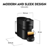 Nespresso De'Longhi Vertuo Pop coffee machine black (British brand)