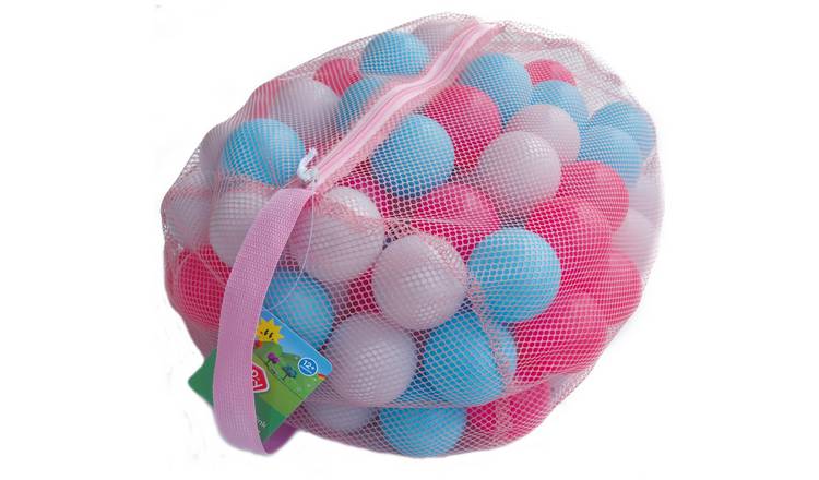 Chad Valley play balls pink and blue bag of 100 - British product