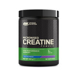 Optimum Nutrition creatine powder blue raspberry 2x360g pack, imported from the UK