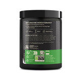 Optimum Nutrition creatine powder blue raspberry 2x360g pack, imported from the UK