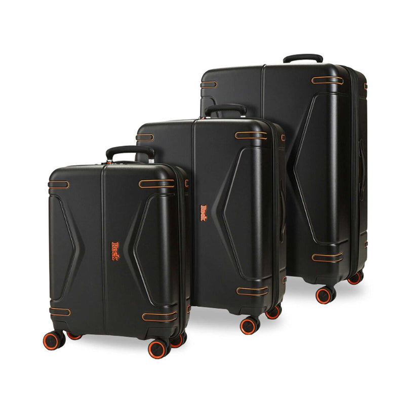 Rock Genesis 3 piece hardside luggage set - British product