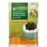 C-Weed Snack roasted Korean seaweed flakes 3x80g, imported from the UK