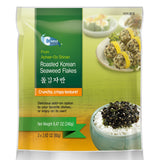 C-Weed Snack roasted Korean seaweed flakes 3x80g, imported from the UK