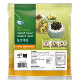C-Weed Snack roasted Korean seaweed flakes 3x80g, imported from the UK