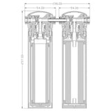 Water2 Pod 2.0 and fluoride filter replacement bundle, imported from the UK