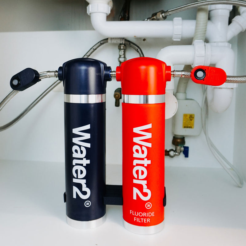 Water2 Pod 2.0 and fluoride filter replacement bundle, imported from the UK