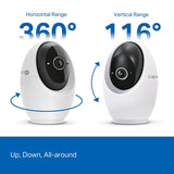 TP-Link Tapo C260 4K PTZ security camera 2-pack, imported from the UK