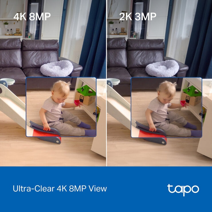 TP-Link Tapo C260 4K PTZ security camera 2-pack, imported from the UK
