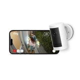 Ring outdoor camera 2 pack with extra battery - British product