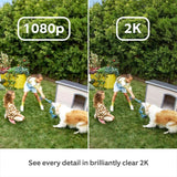 Ring outdoor camera 2 pack with extra battery - British product