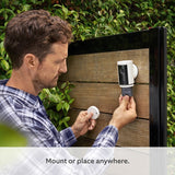 Ring outdoor camera 2 pack with extra battery - British product
