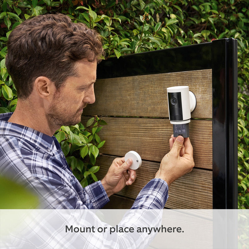 Ring outdoor camera 2 pack with extra battery - British product