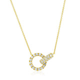 Costco UK Costco 0.50ctw Round Brilliant Cut Diamond Necklace 14ct Yellow Gold- Buy online at McGrocer