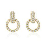 Costco UK Round Brilliant Cut Diamond Earrings 0.80ctw 14ct Yellow Gold- Buy online at McGrocer