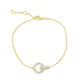 Costco UK Costco 0.50ctw Round Brilliant Cut Diamond Bracelet 14ct Yellow Gold- Buy online at McGrocer