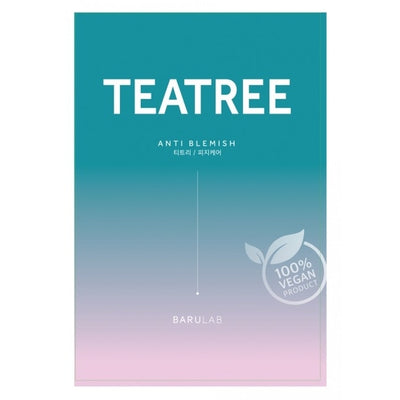 Superdrug Barulab The Clean Vegan Tea Tree Urenhetskontroll Arkmaske- Kjøp online hos McGrocer