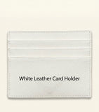 Prada Saffiano leather card holder with logo plaque, imported from the UK