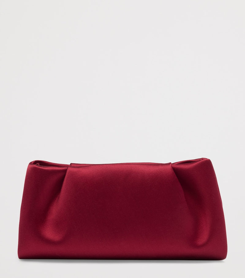 Malone Souliers Vittoria Soft satin clutch bag (British brand)